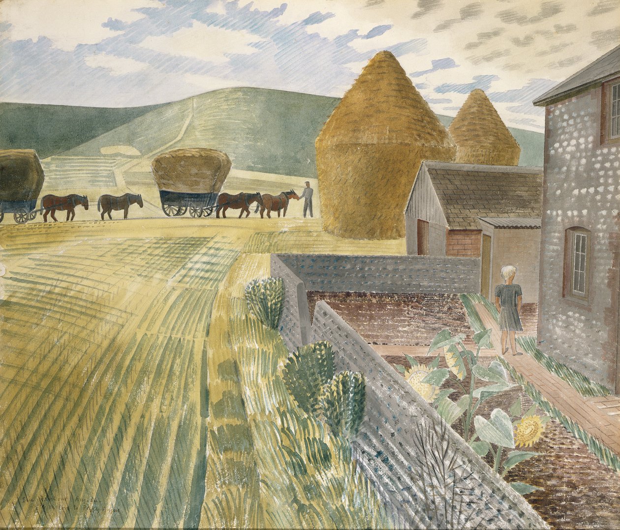 Furlongs tekijältä Eric Ravilious