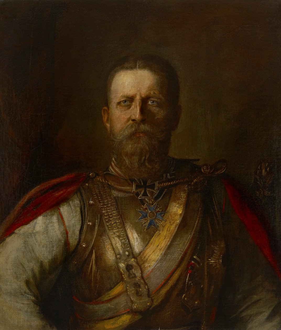 Kruununprinssi Frederick William, myöhemmin Frederick III, Saksan keisari ja Preussin kuningas tekijältä Franz von Lenbach