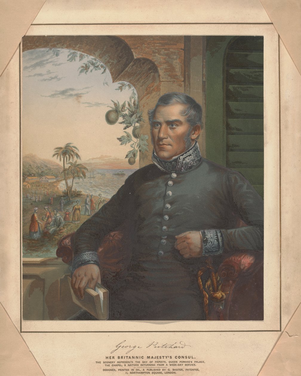 George Pritchard, Hänen Britannian Majesteettinsa konsuli tekijältä George Baxter