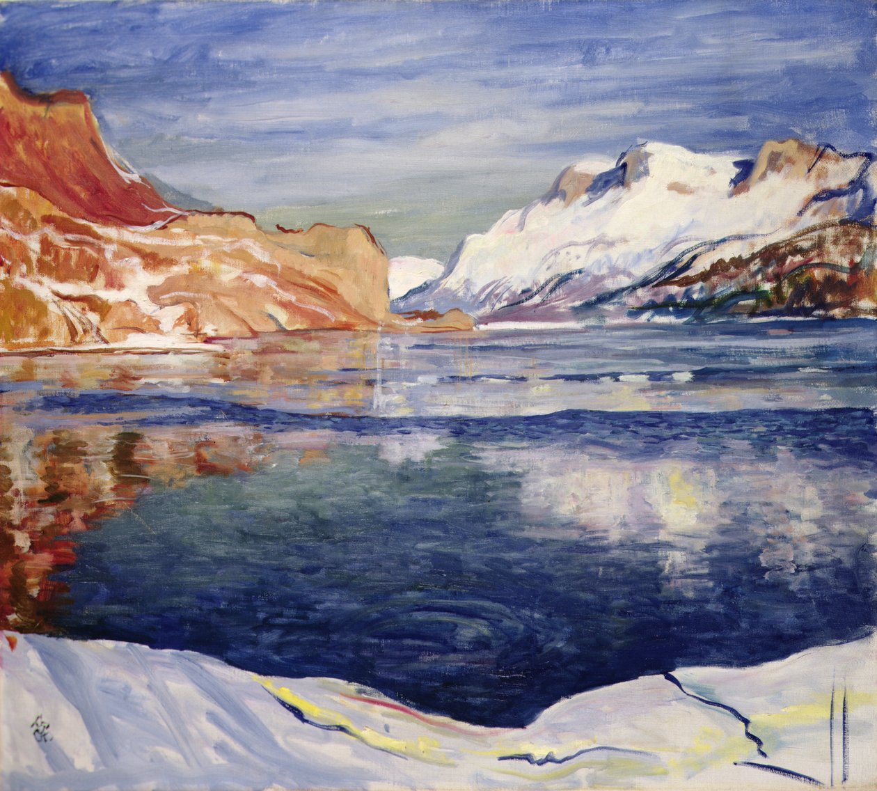 Lago hai gela (kuten pakastaminen), maloj tekijältä Giovanni Giacometti