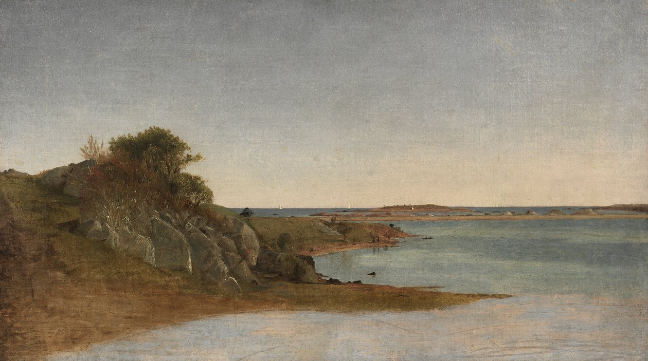 Näkymä Newportin lähellä tekijältä John Frederick Kensett