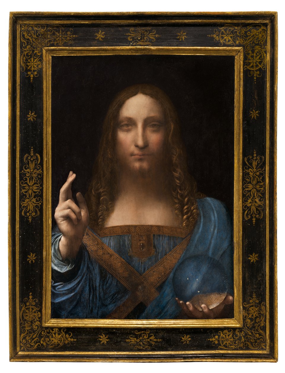 Maailman pelastaja, noin 1500 tekijältä Leonardo da Vinci