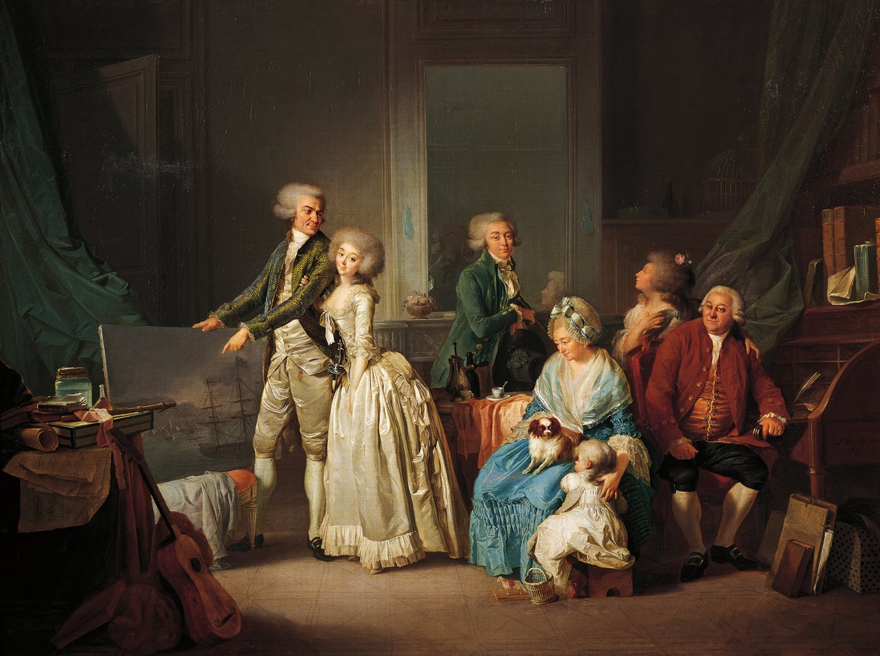 Gohinin perhe tekijältä Louis Leopold Boilly