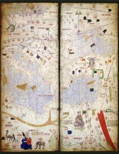 Katalonian atlas, arkit 7 ja 8, 1375