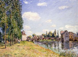 Moretin silta kesällä 1888