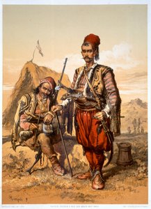 Turkkilaiset jalkasotilaat ottomaanien armeijassa, 1857