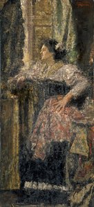 "Tytön muotokuva", 1898 tekijältä Antonio Mancini