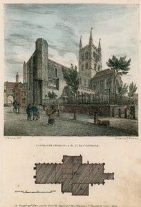 Pyhän Vapahtajan kirkko, Southwark, Surrey, luoteisnäkymä