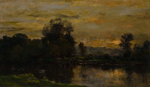 Maisema ankkojen kanssa, 1872.