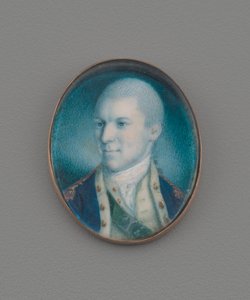 Everstiluutnantti Alexander Hamilton, 1777 (wc norsunluuta)