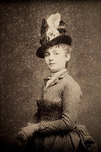 Camille Claudel (1864-1943). Valokuva muotokuva noin 1886, kirjoittanut Etienne Carjat (1828-1906). Nosto. Museum of Fine Arts of Poitiers (Ranska).