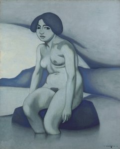Vihreä alastonkuva, 1916