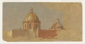 Kolumbia tai Ecuador, kirkkojen katot tekijältä Frederic Edwin Church