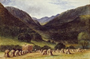 Harvest Time, Llyn Crafnant, Pohjois-Wales, 1869