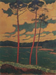 Punaiset männyt, 1888.