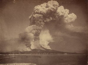 Vesuvius, aktiivinen, 1872