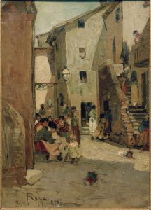 Roman Ghetto III / maalaus Hans Peter Feddersen