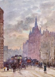 Holborn Hill (väri litho)