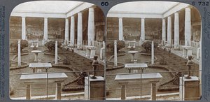 The House of Vettii, Pompei, Underwood Travel Library, 1895 (seepiakuva) tekijältä Italian Photographer