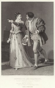 Benedick ja Beatrice, Paljon melua tyhjästä, näytös IV, kohtaus I
