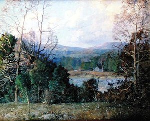Woodstock, New York (öljy kankaalle)