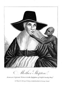 Äiti Shipton 1488-c1560 Englantilainen noita ja profeetta, 1804