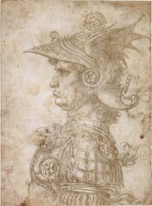 Soturin rintakuva tekijältä Leonardo da Vinci