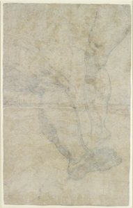 Tutkimukset kahdesta jalkaparista, c1575-1615 tekijältä Lodovico Carracci
