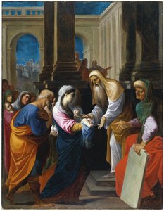 Esitys temppelissä tekijältä Lodovico Carracci