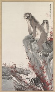 Monkeys by a Stream, 1800-luvun puoliväli.