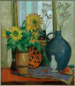 Auringonkukat Matisse-kulholla