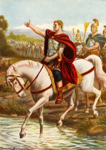 Julius Caesar ylittää Rubiconin
