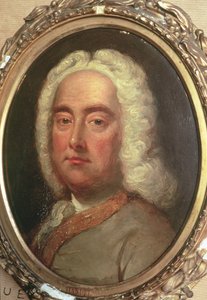 George Frederick Händelin (1685-1759) muotokuva tekijältä Unbekannt Unbekannt