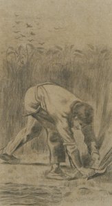 The Reaper after Millet, 1880. finlandès tekijältä Vincent van Gogh