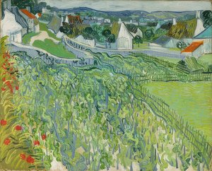 Auversin viinitarhat. 1890 tekijältä Vincent van Gogh