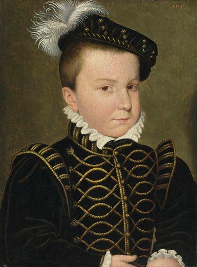 Hercule-François, Alençonin ja Anjoun herttua (1555-1584), muotokuvaa. tekijältä François Clouet