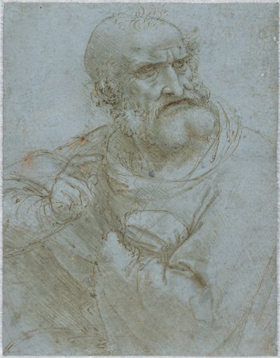 Apostolin puolipitkä kuva tekijältä Leonardo da Vinci