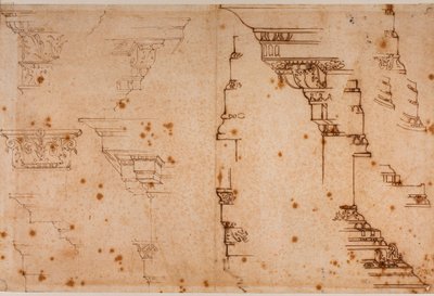 Arkkitehtonisia elementtejä koskevat tutkimukset tekijältä Michelangelo Buonarroti