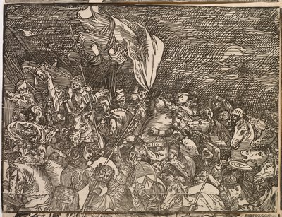Faraon armeijan upotus Punaisellamerellä tekijältä Titian